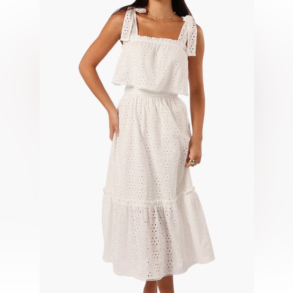 Petal and Pup Esther Eyelet Embroidered Sundress